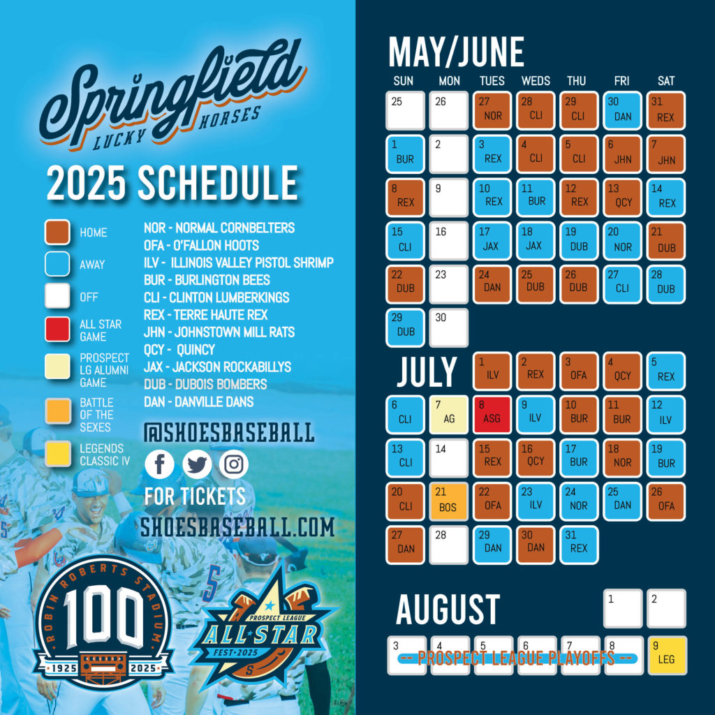 Springfield Lucky Horseshoes Announce 2025 Season Schedule Global